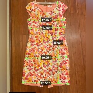 Calvin Klein Floral dress size 8